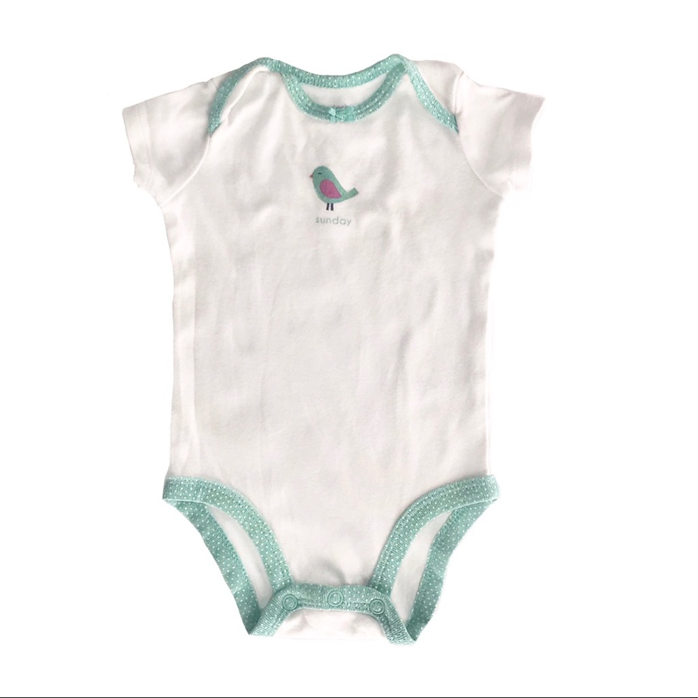 Carter’s Baby Girl 3 M Multicolor Variety Bodysuits & Pants 4 Piece Bundle - Picture 5 of 12